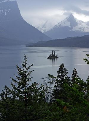 Wild Goose Island in Glacier National Park, Montana