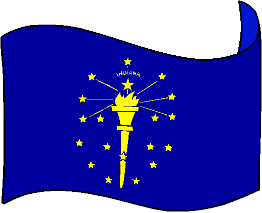 Flag of Indiana