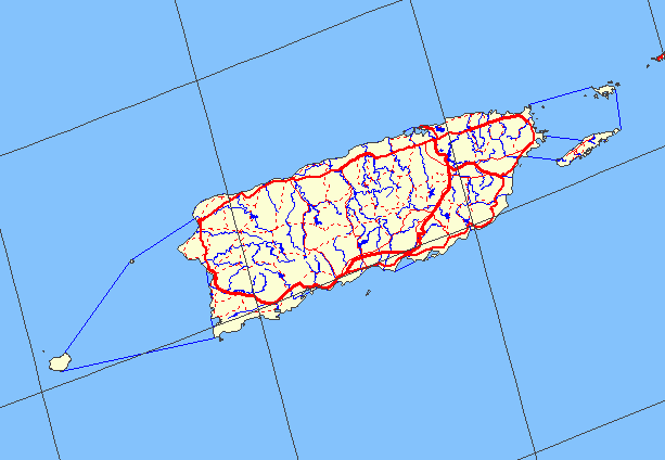 Map of Puerto Rico
